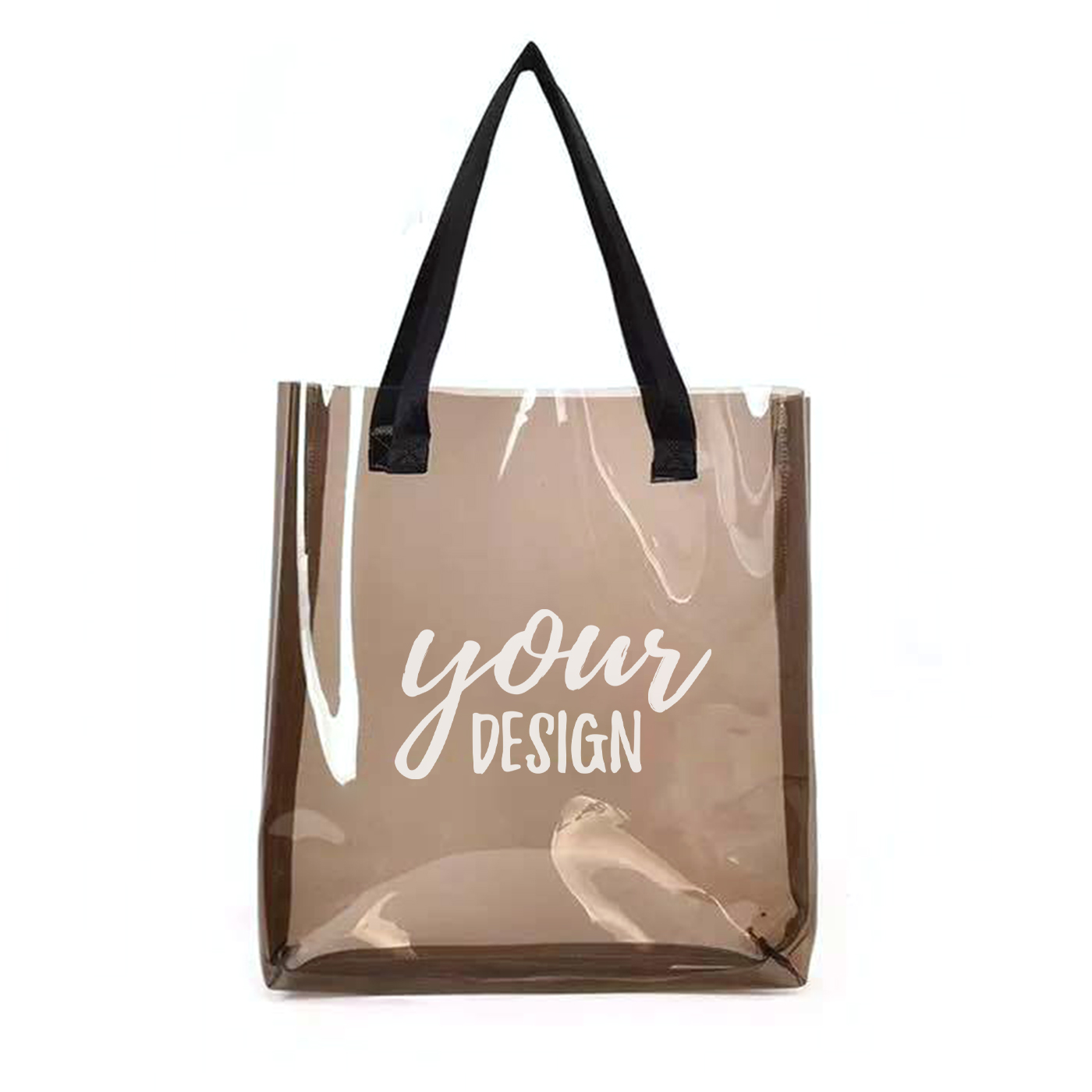 PVC Colorful Clear Tote Bag1