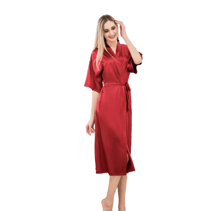 Bademantel für Damen, Satin