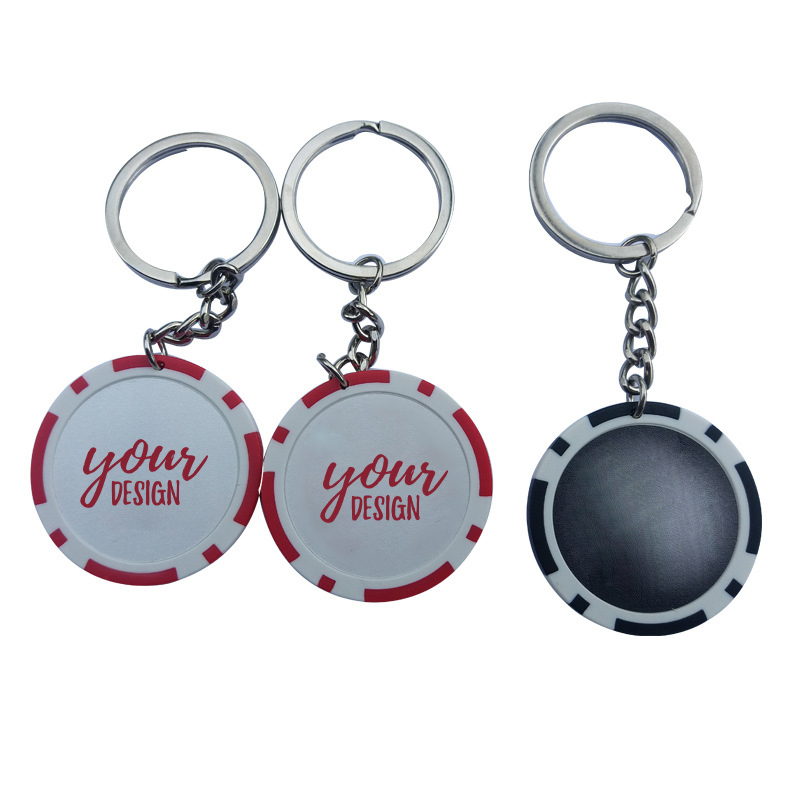 Poker Chip Keychain1