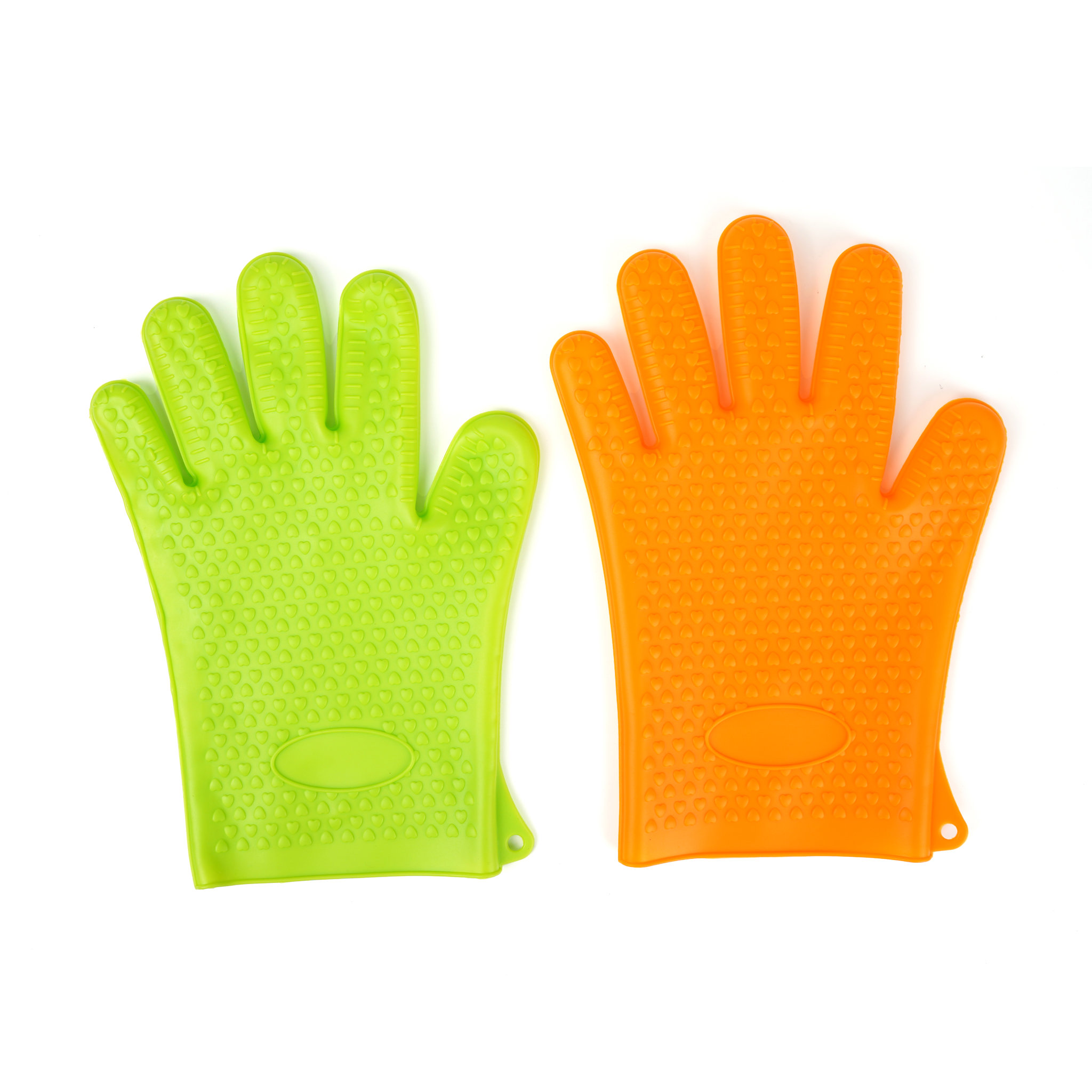 Heart-Shaped Oven Silicone Gloves2