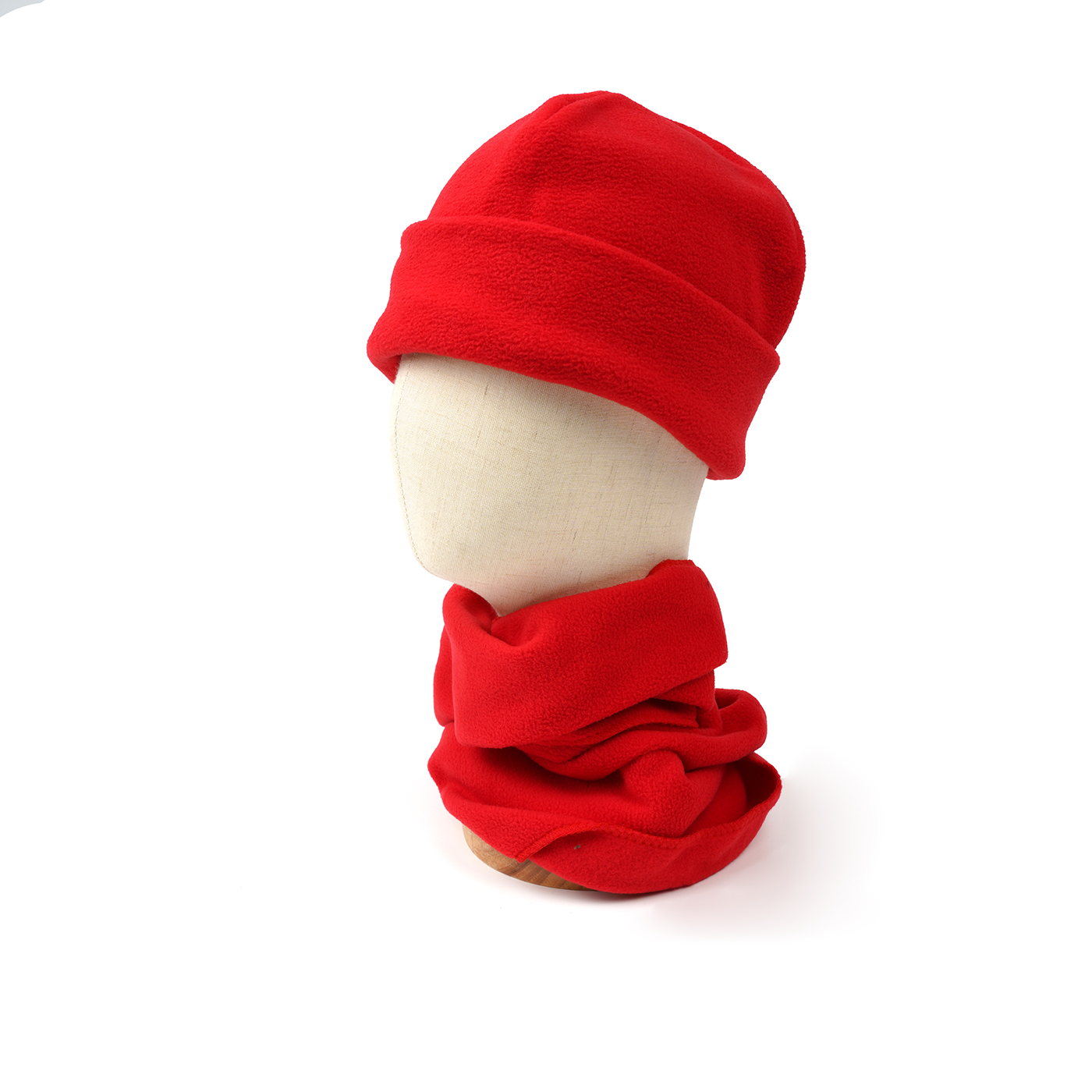 Winter Warm Scarf Beanie Hat Glove Neck Gaiter Set1