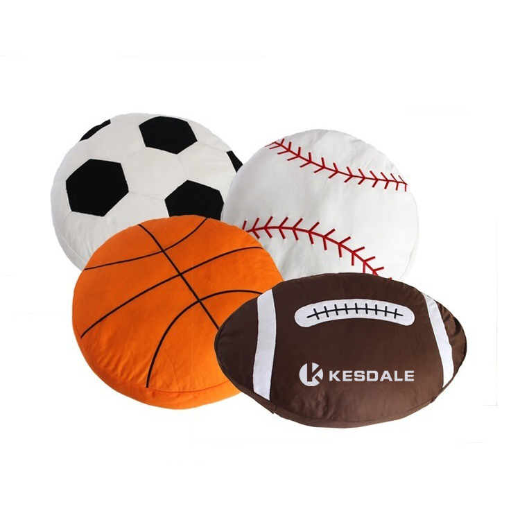 Plüschkissen, Fußball, Basketball