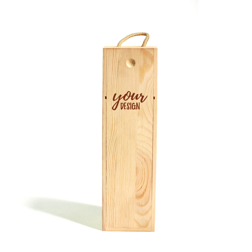 Wooden Single Wine Bottle Box1