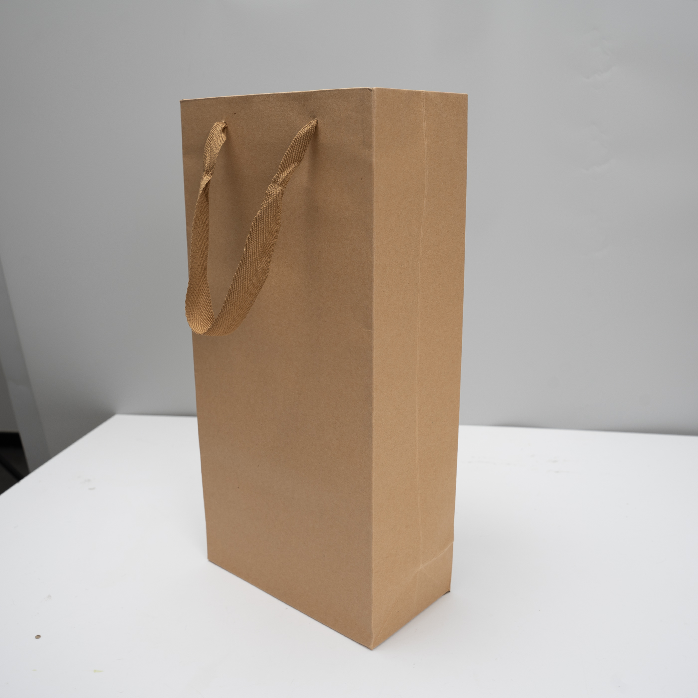 Double Bottle Kraft Paper Wine Gift Bag3