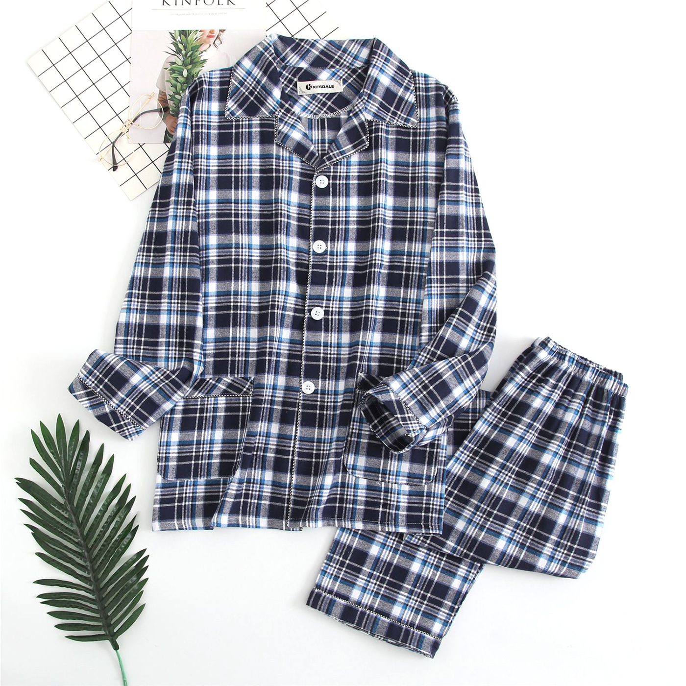 Warm Flannel Pajama For Men