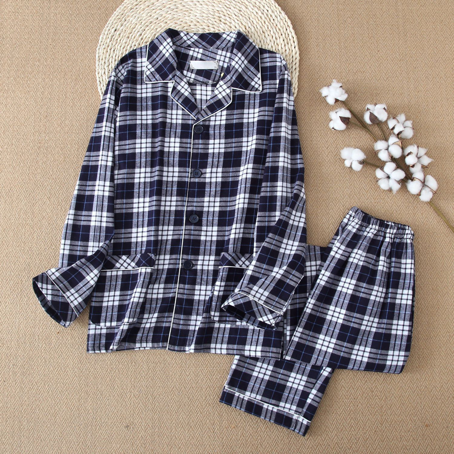 Flannel Sleepwear Suit 2