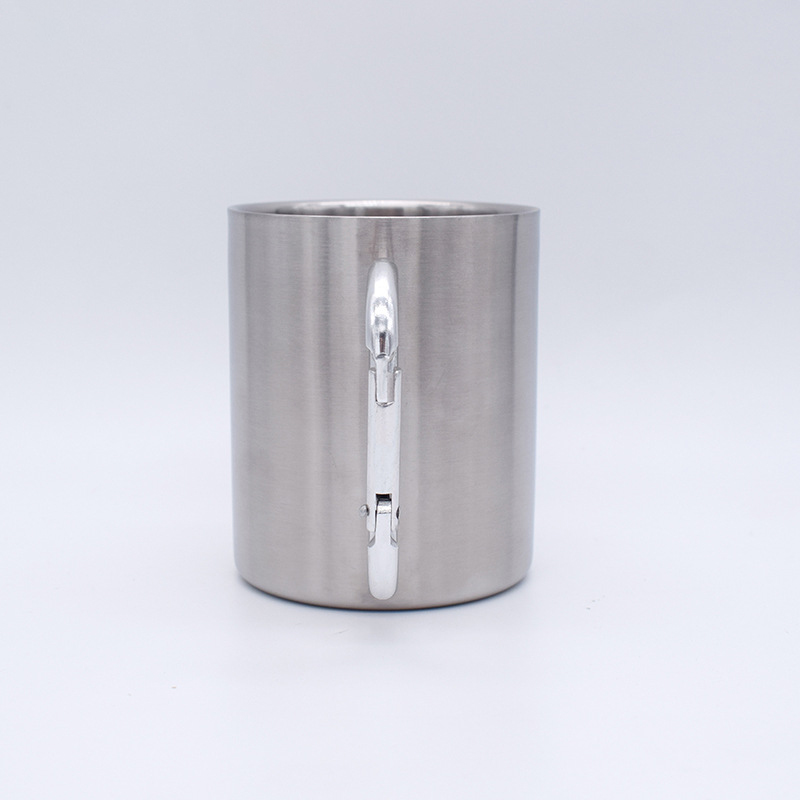 15 oz. Stainless Steel Camping Mug With Carabiner3