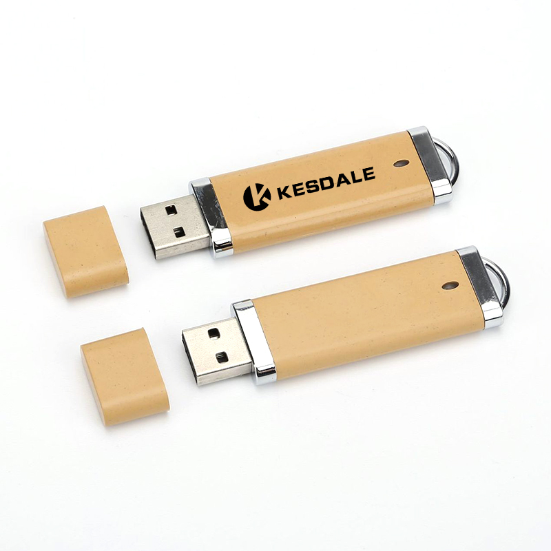 32GB Lighter Shape Wheat Straw USB Flash Drive