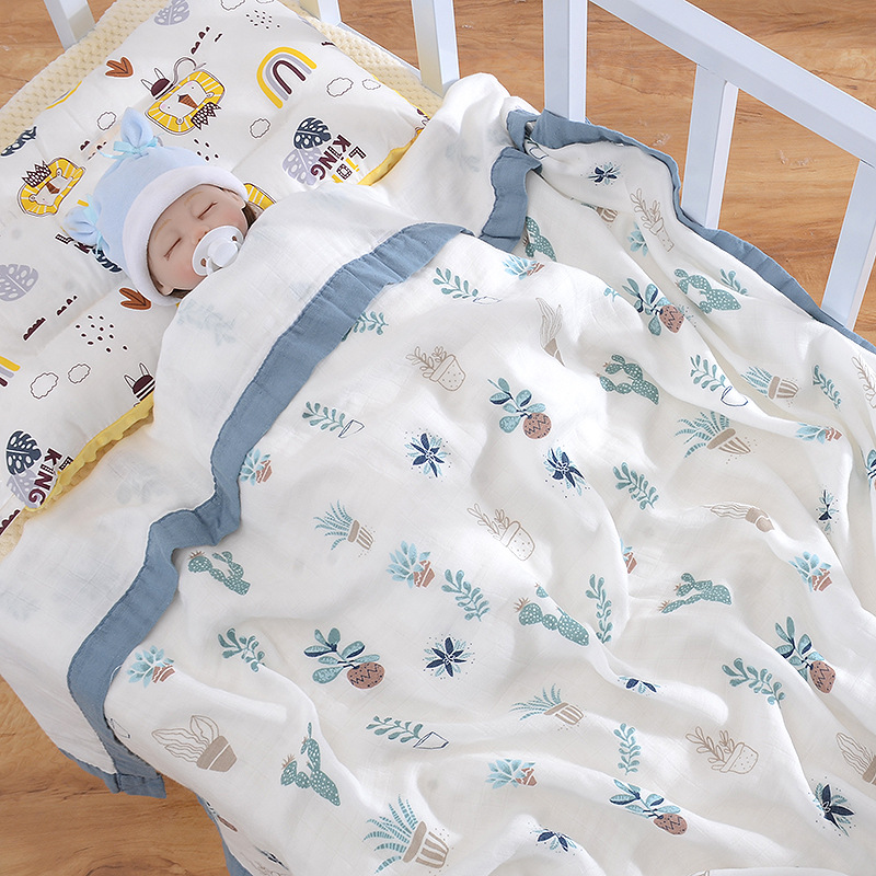 Breathable Cotton Newborn Blankets1