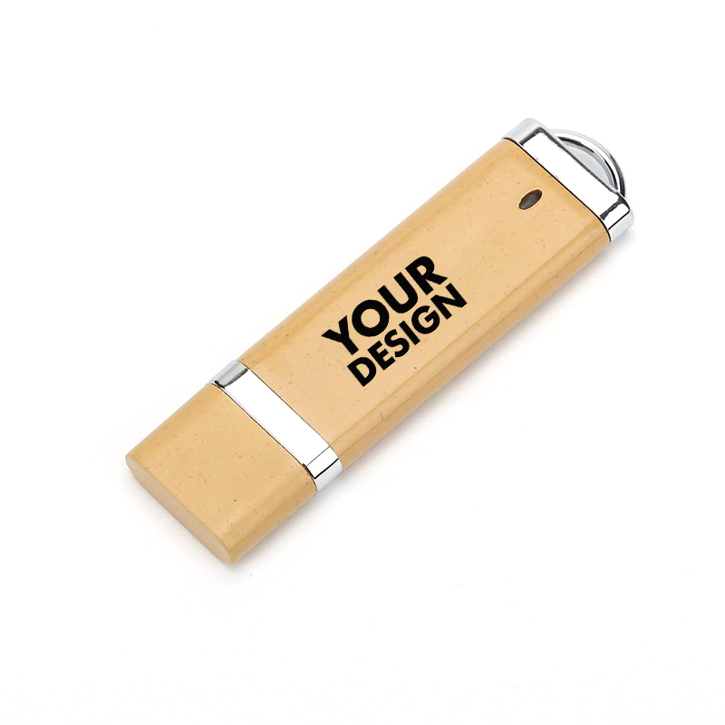 32GB Lighter Shape Wheat Straw USB Flash Drive1