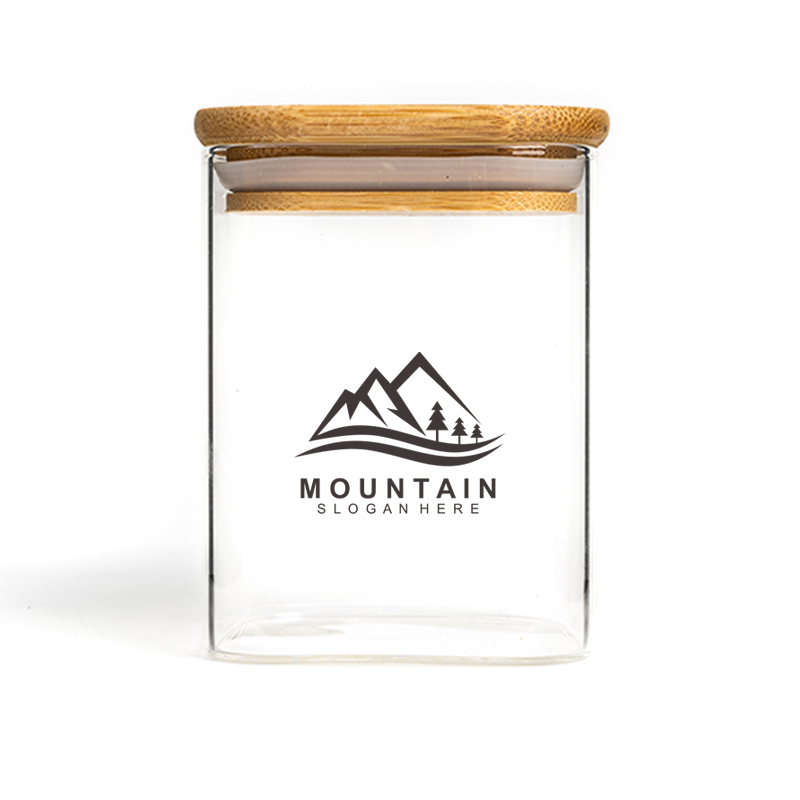 Square Glass Canister