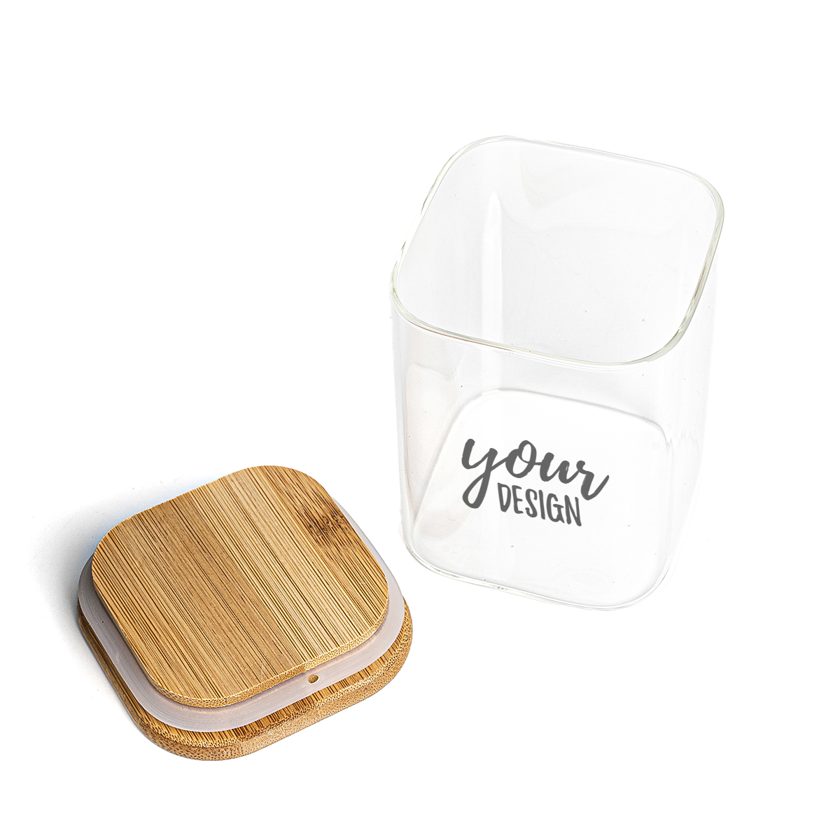  Square Glass Canister1