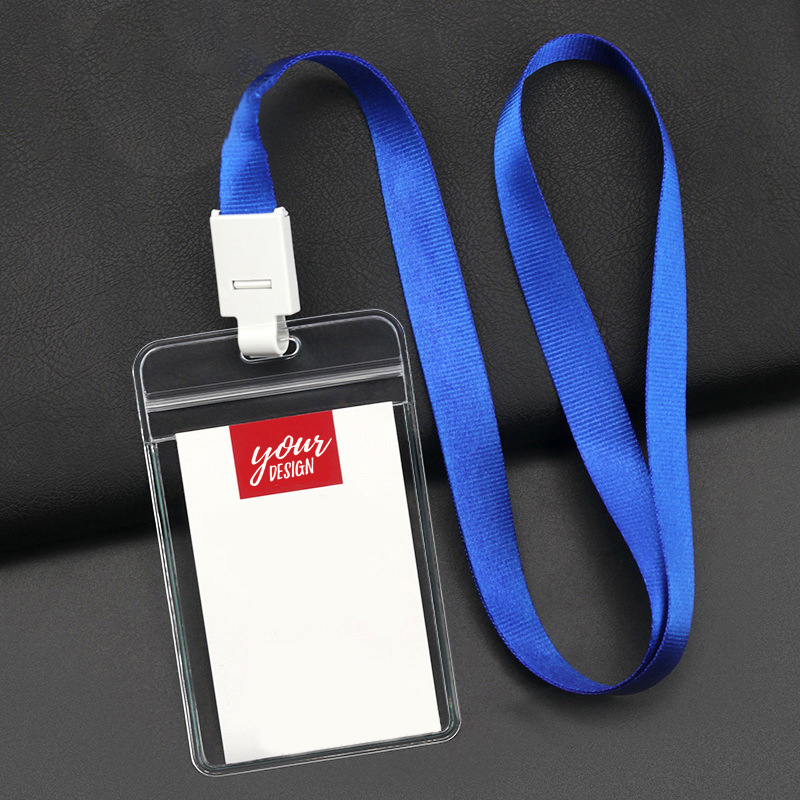 Kartenhalter Mit Umhängeband, PVC