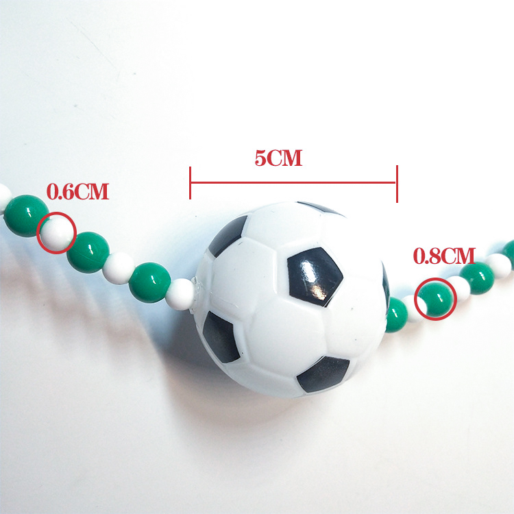 LED Soccer Ball Bead Necklace2