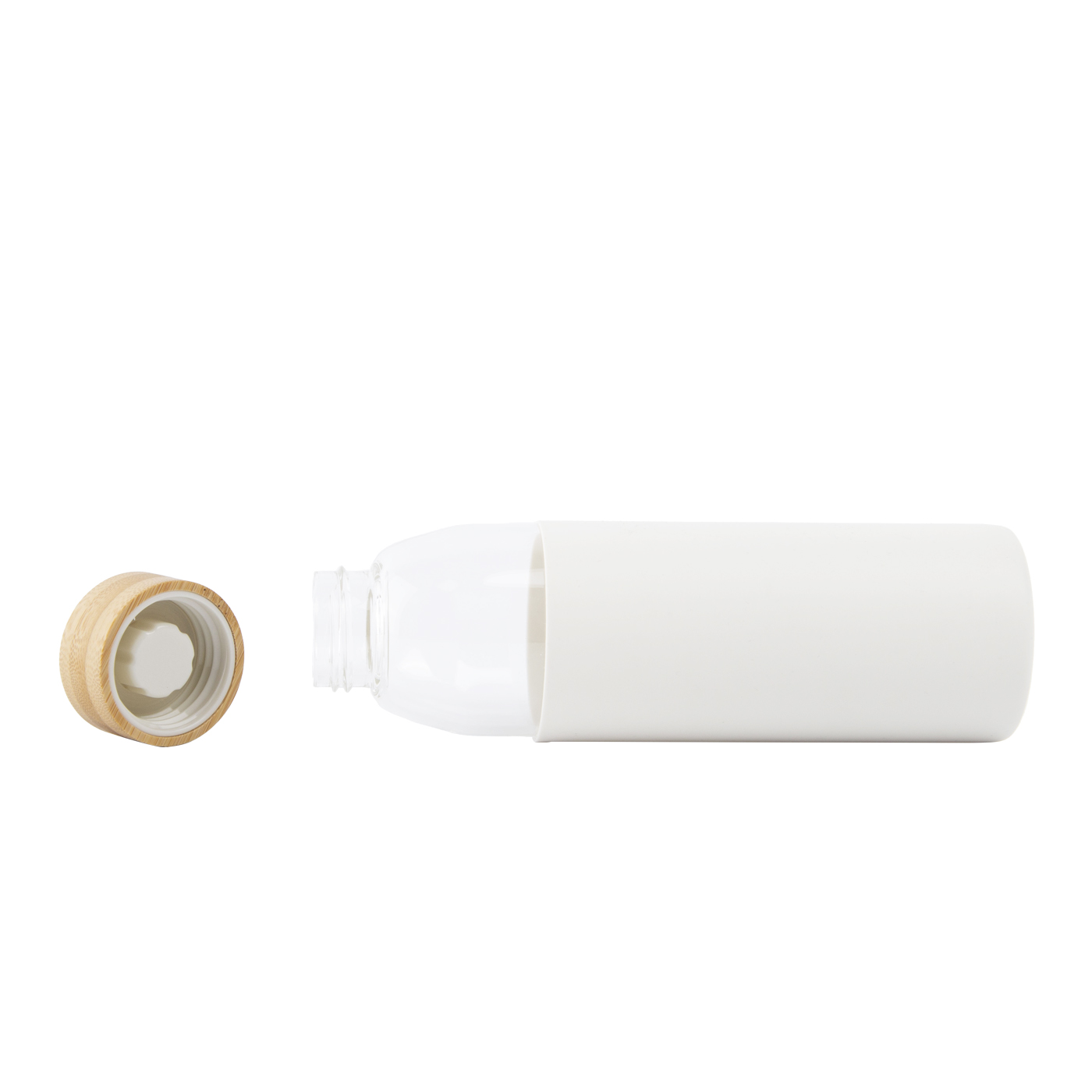 Custom 550ml Silicone Sleeve Glass Bottle2
