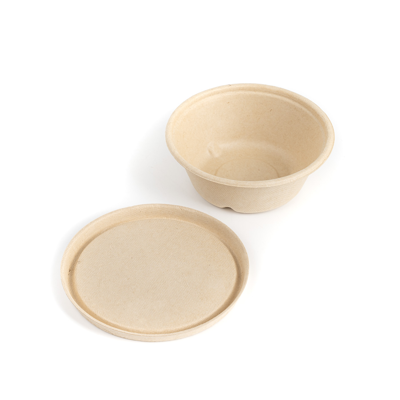 Round Biodegradable Food Bowl With Lid2