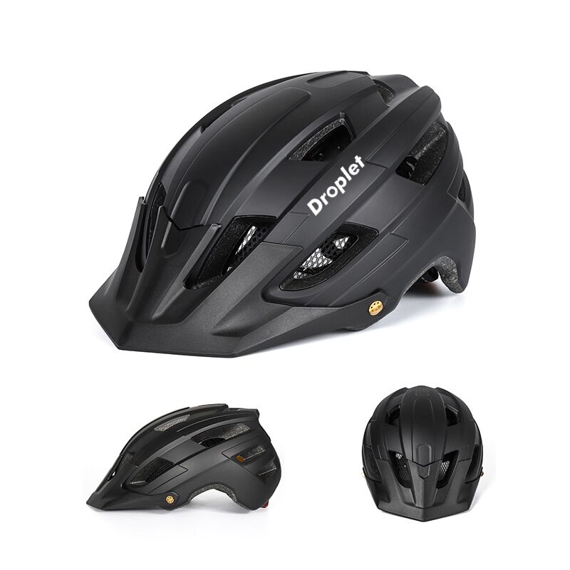 Helm mit Rücklicht, Fahrrad