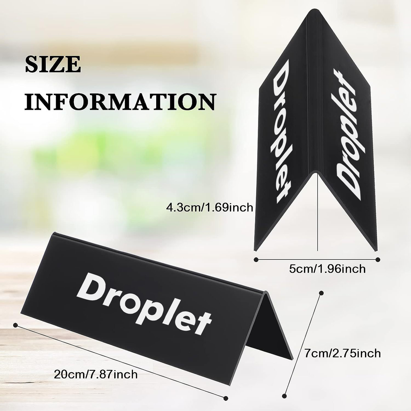 Reserved Table Tent Signs 1