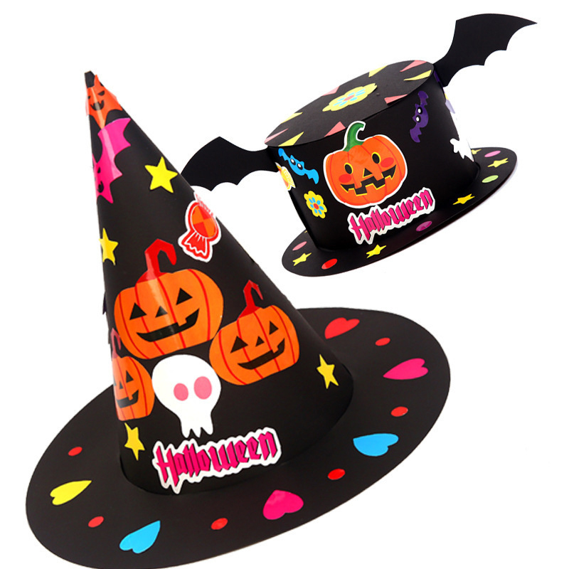 DIY Halloween Paper Witch Hat