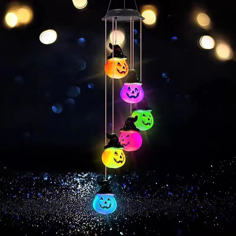 Skull Wind Chime Lamp 3