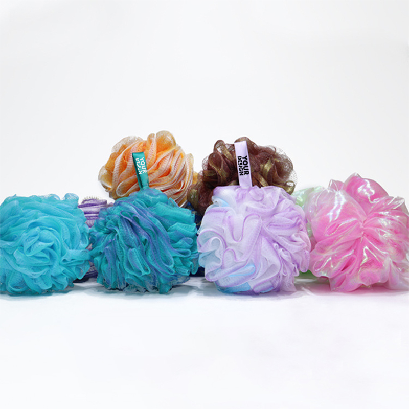  Mesh Shower Loofah1