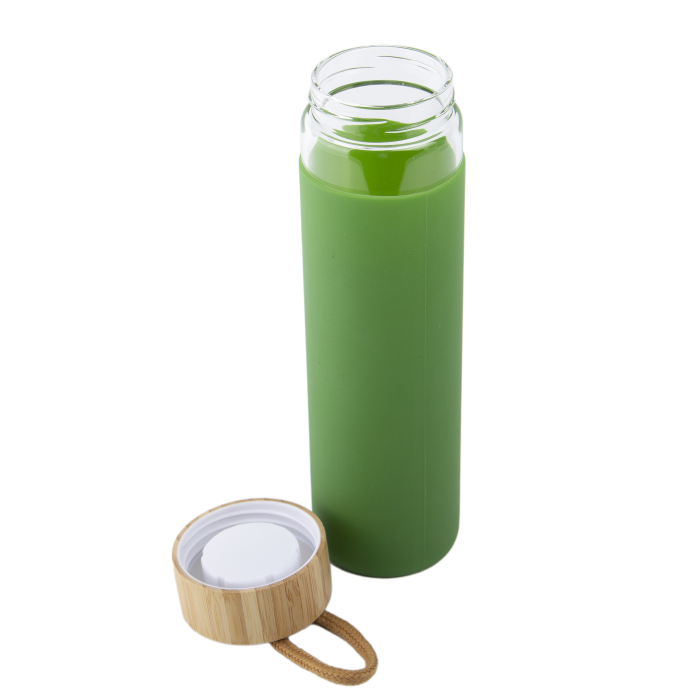 20 oz. Glass Water Bottle With Silicone Sleeve1