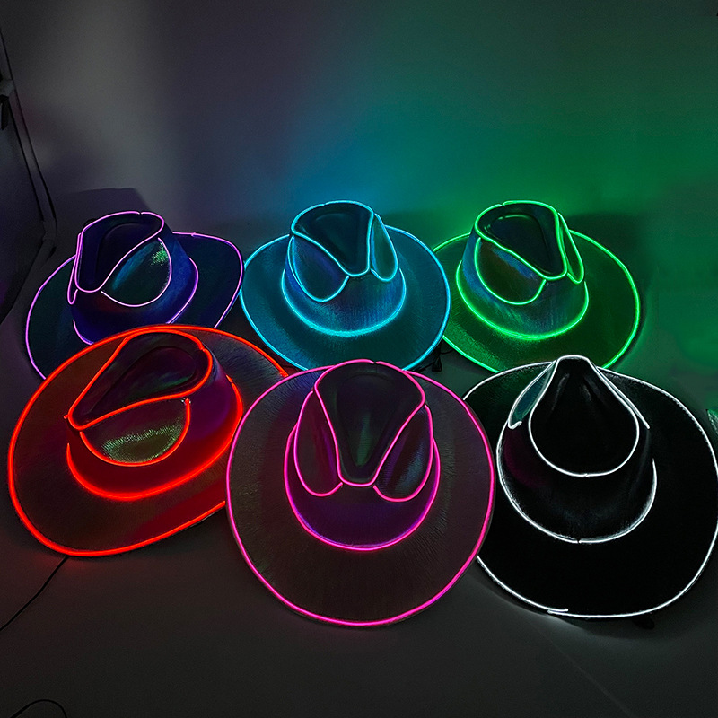 Hut, Cowboy-Partyhut, LED