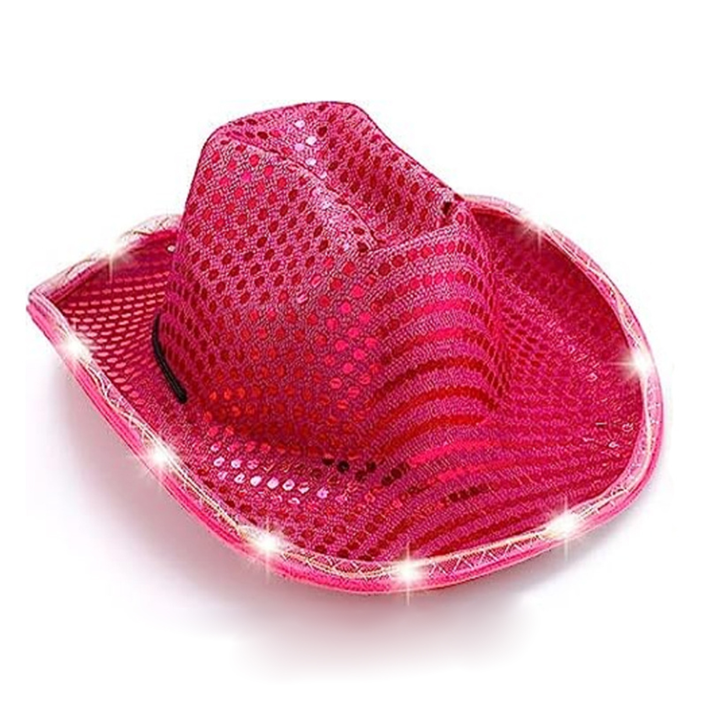 LED Sequin Cowboy Hat1