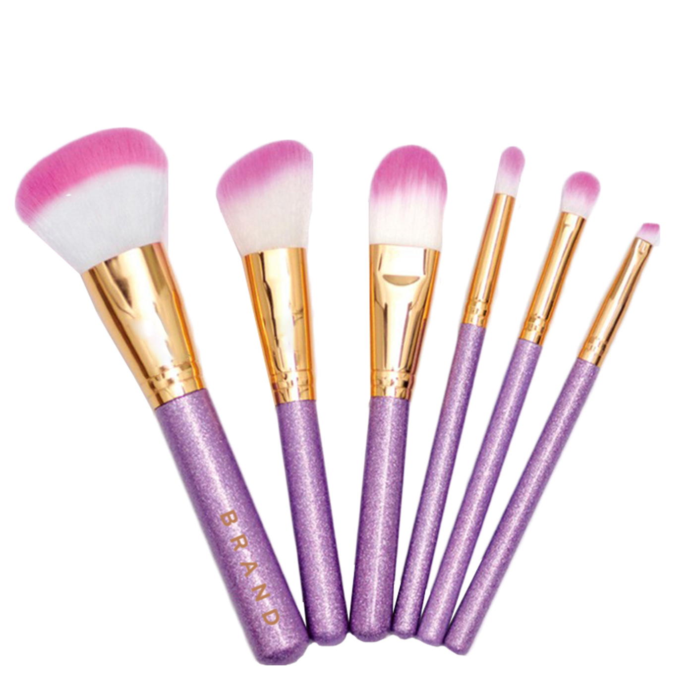 Make-up-Pinsel-Set, 6-teilig