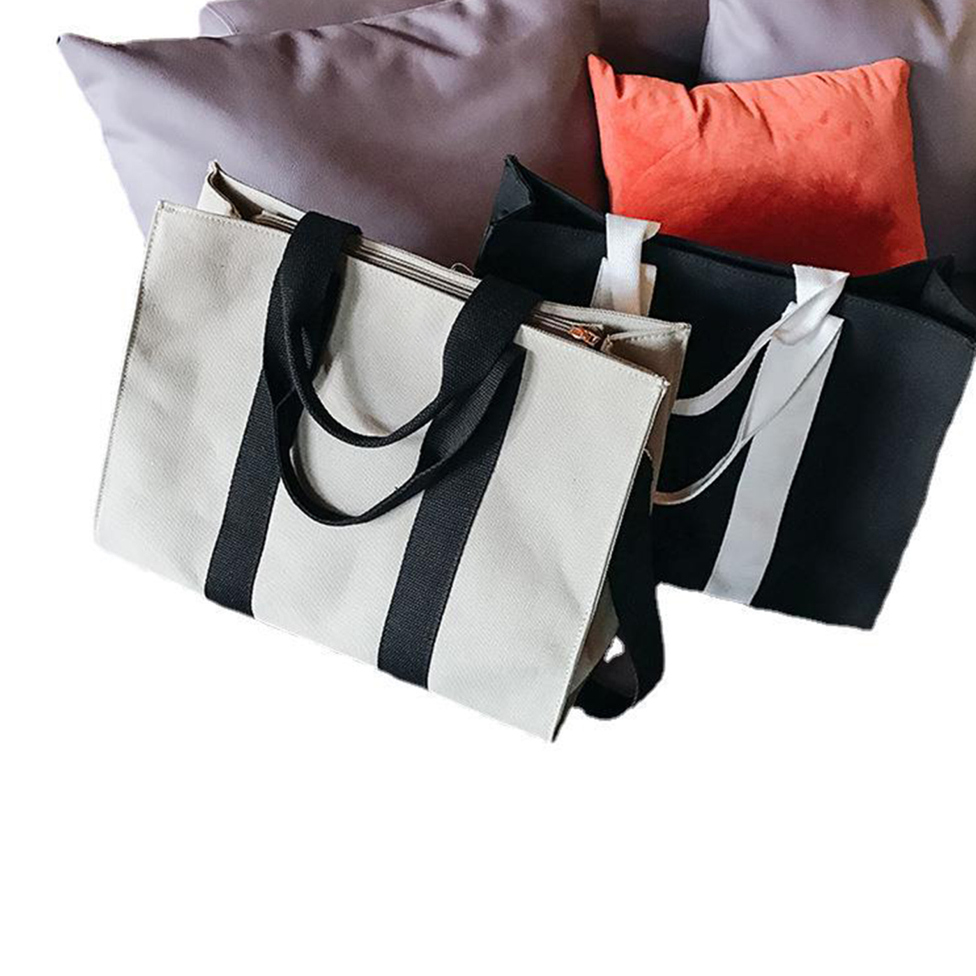 Canvas Grocery Shopping Bags2