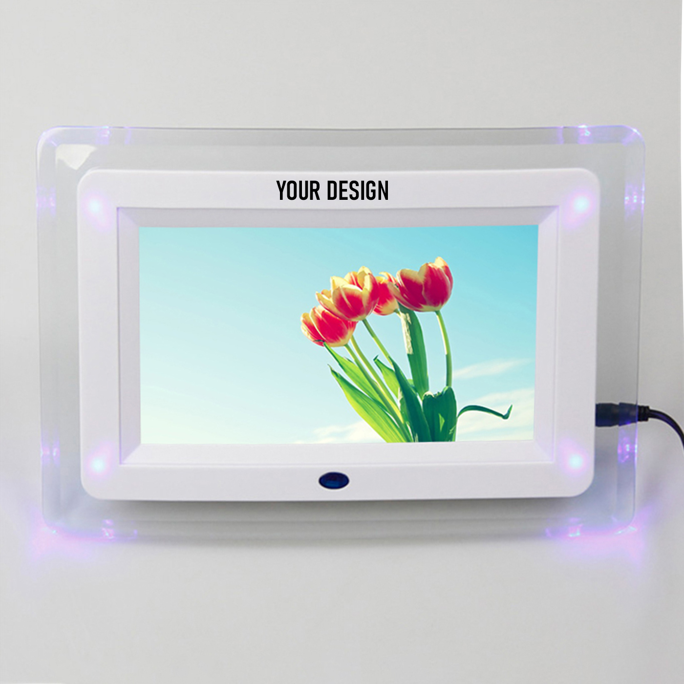 7 Inch Acrylic LED Digital Photo Frame1