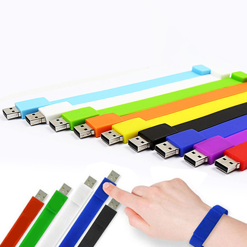 4GB Silicone Flash Drive Wristband3