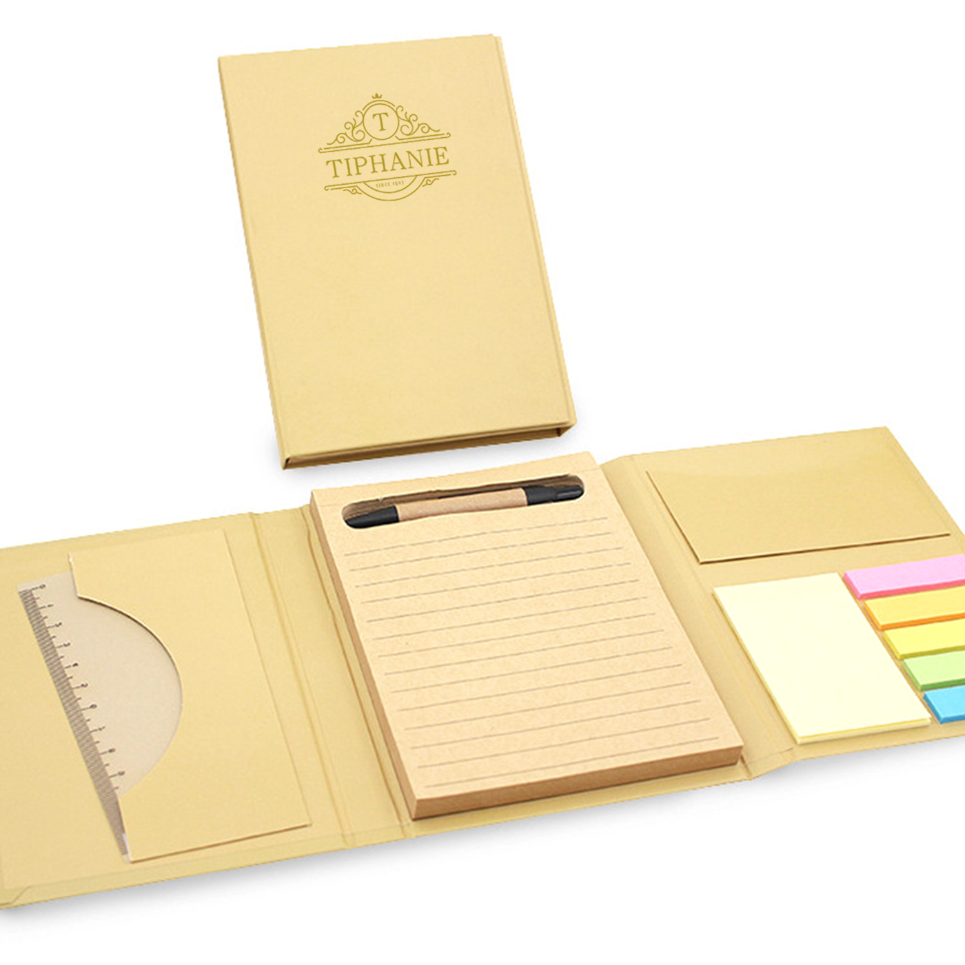 Notepad With Pen And Sticky Notes
