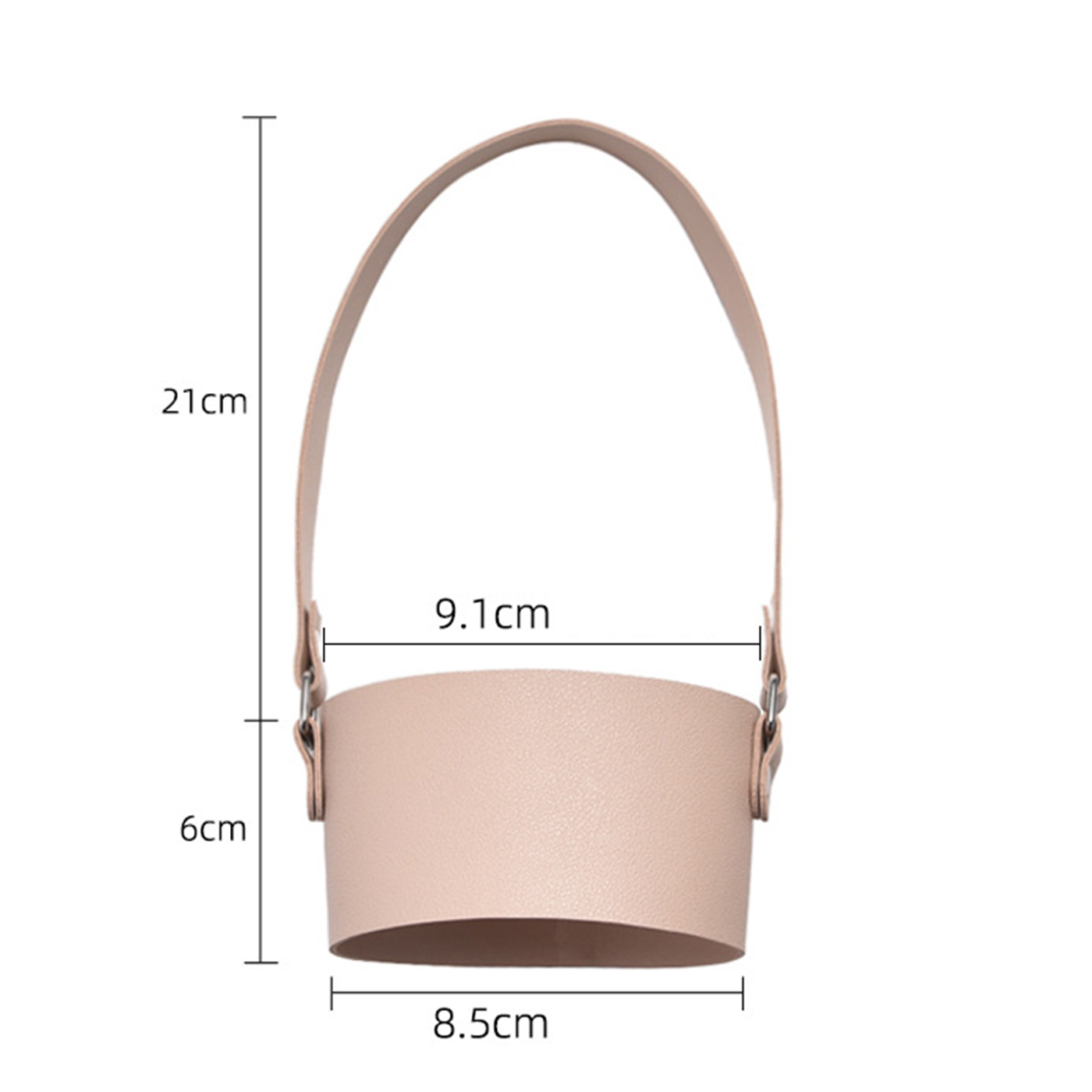 PU Leather Carrying Cup Sleeve2