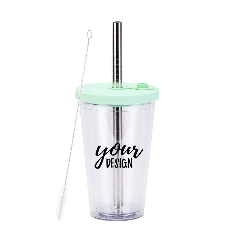 16oz. Dubble Milk Tea Cup With Straw1