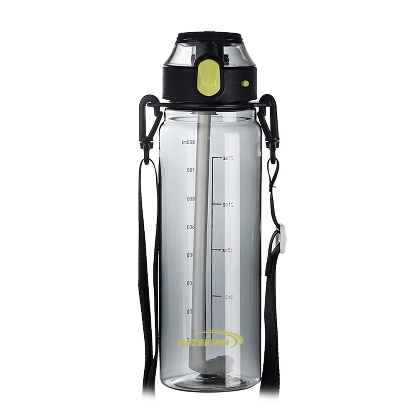 Large Capacity Sports Straw Water Bottle