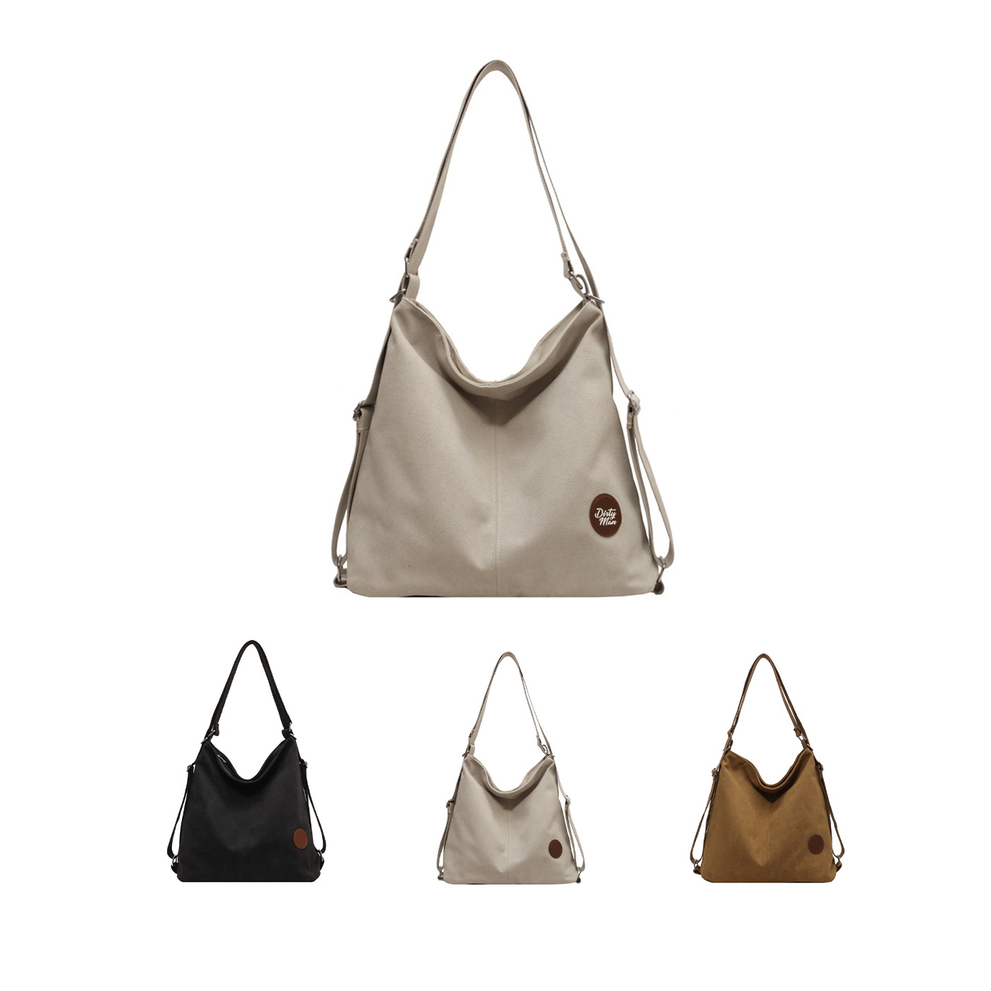 Canvas Tote Bag With Shoulder Strap