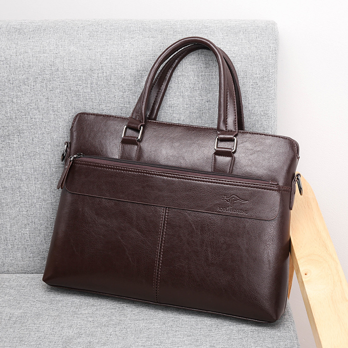 Premium Leather Briefcase Bag2