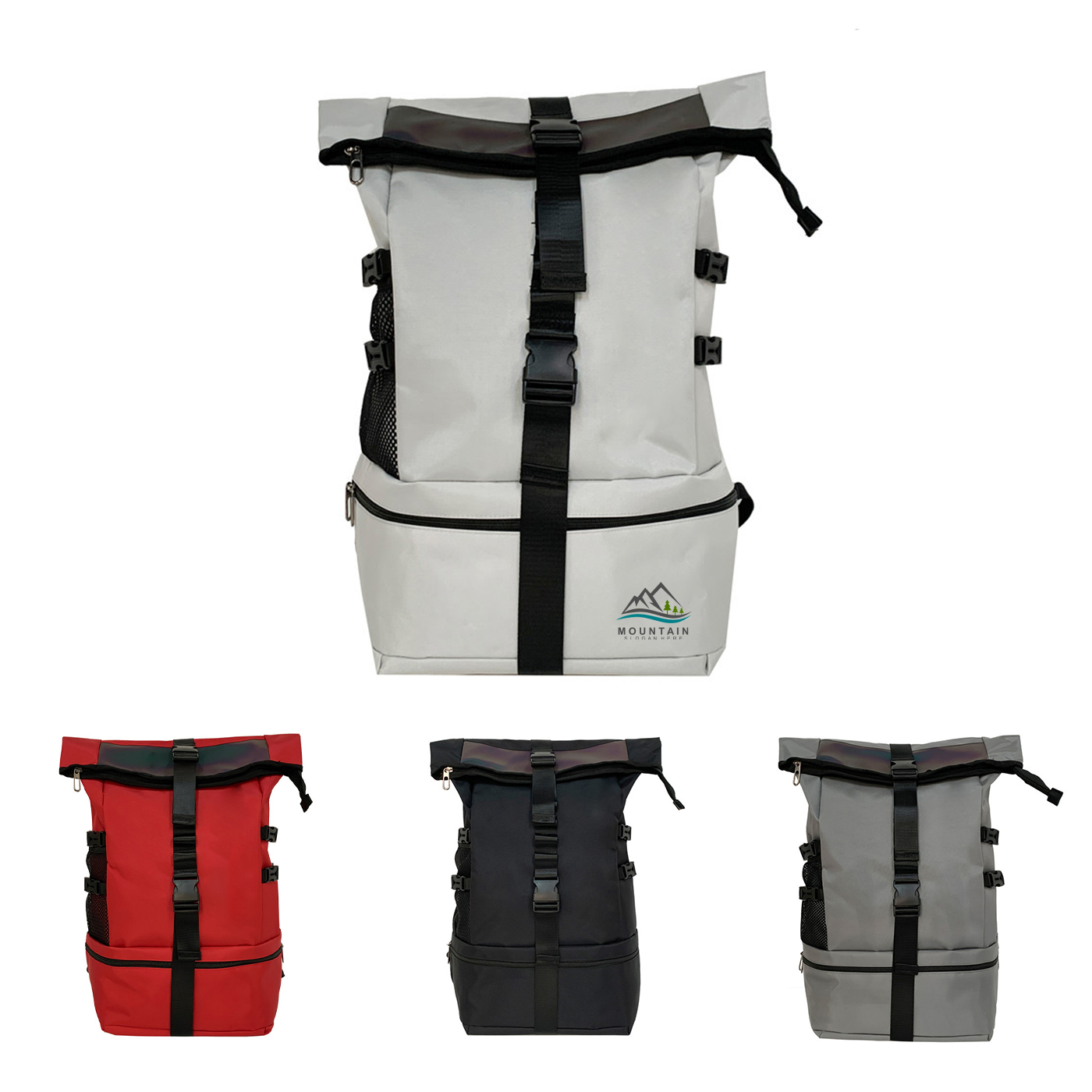 Large Capacity Roll Top Backpack