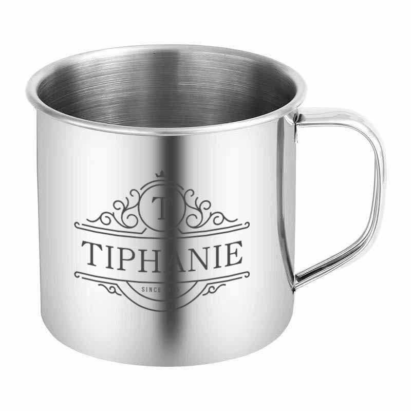 9 oz. Stainless Steel Camping Mug