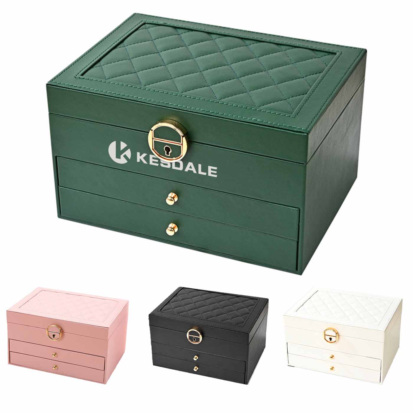 Schmuck-Organizer, Drei Schichten