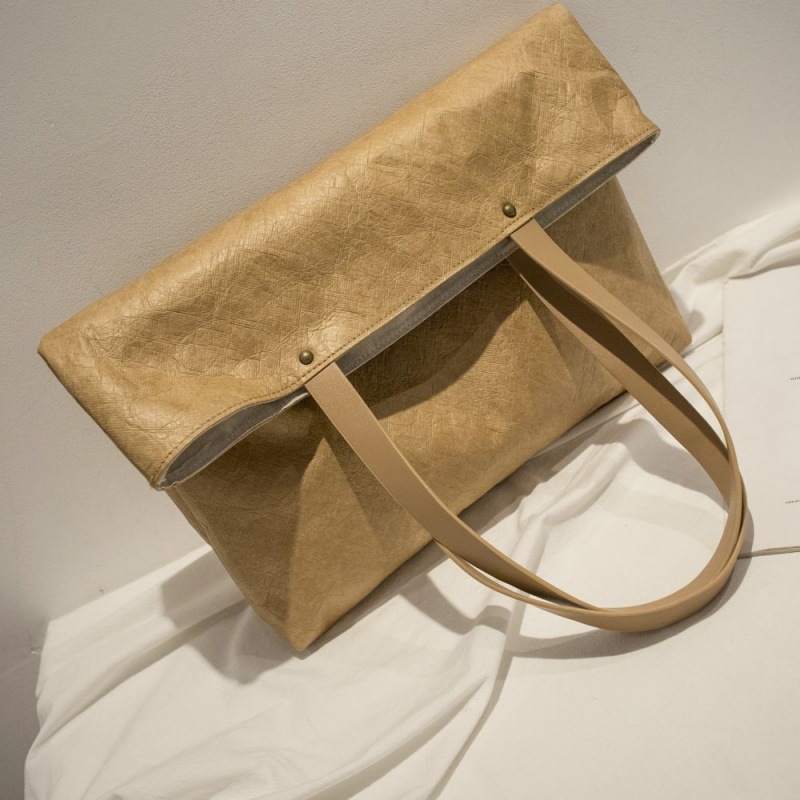 Washable Kraft Paper Shoulder Bag3