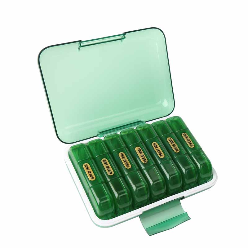 Portable Pill Box With 7 compartments1