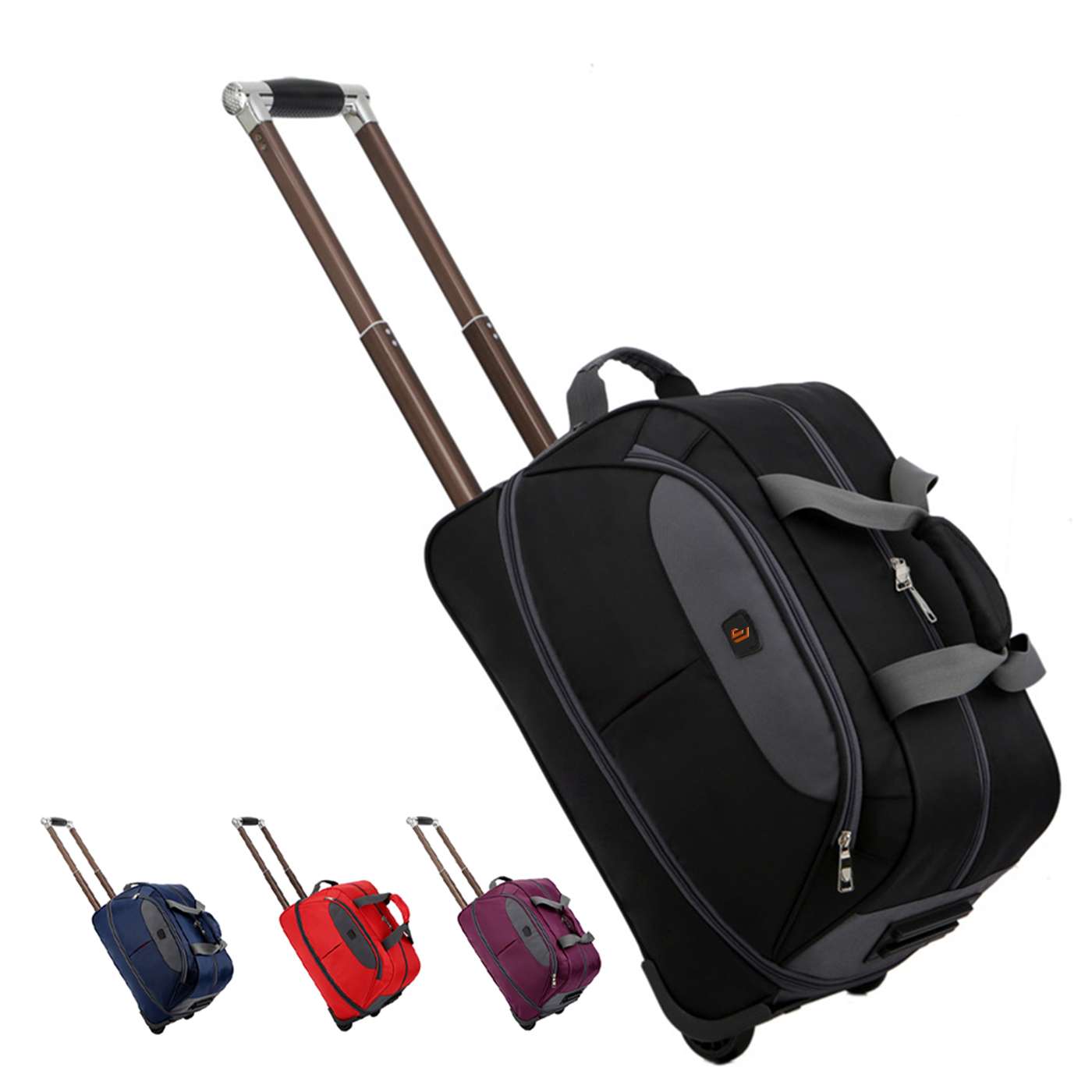 Large Capacity Oxford Trolley Suitcase