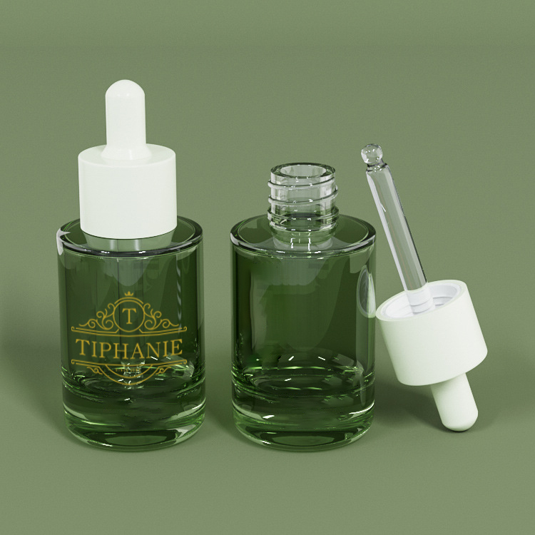 1 oz. Essential Oil Glass Bottle With Dropper