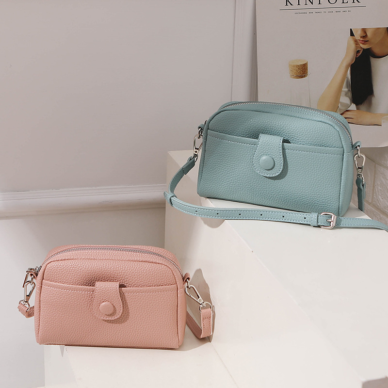 PU Leather Messenger Crossbody Bag4