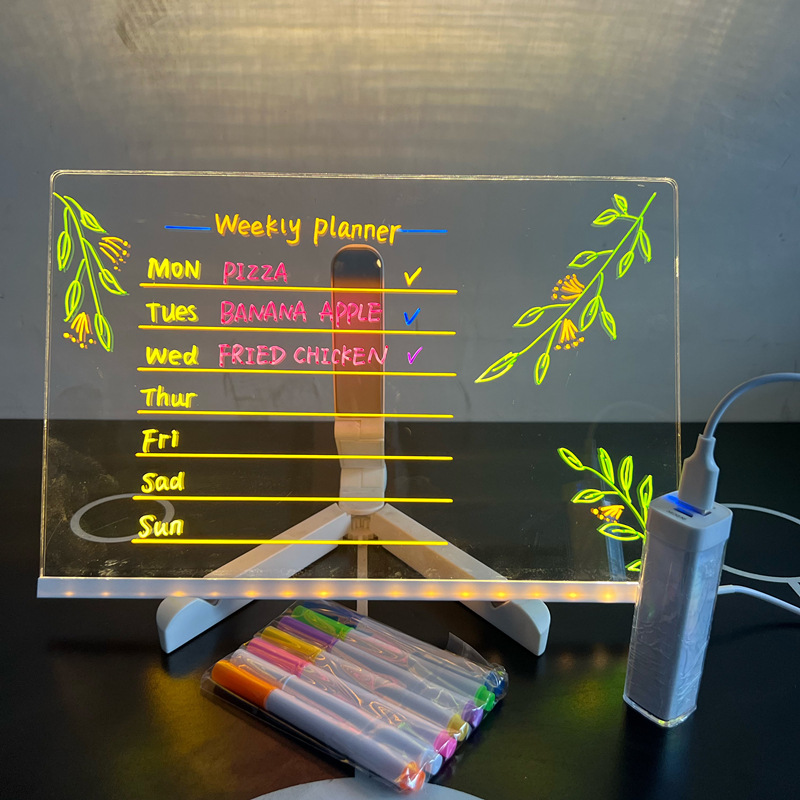 Message Board, LED-Licht, Acryl