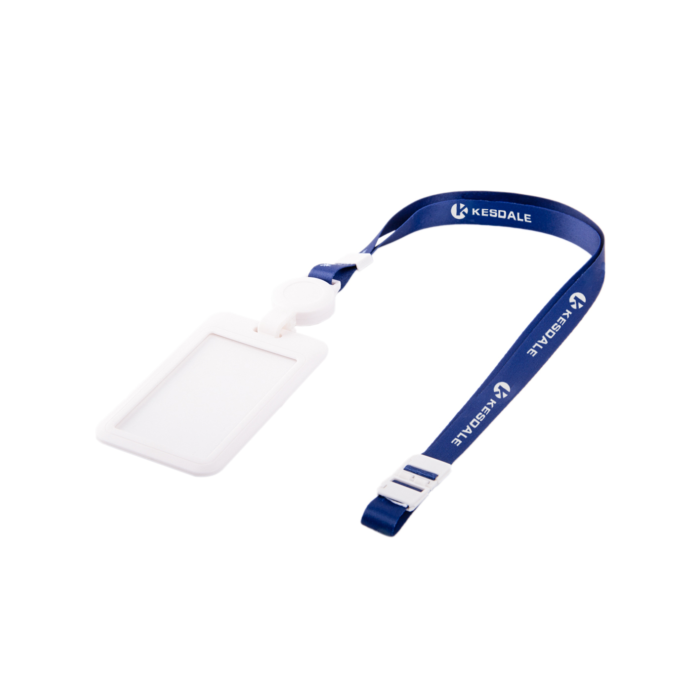 Hard Plastic Work Badge Holder With Lanyard1