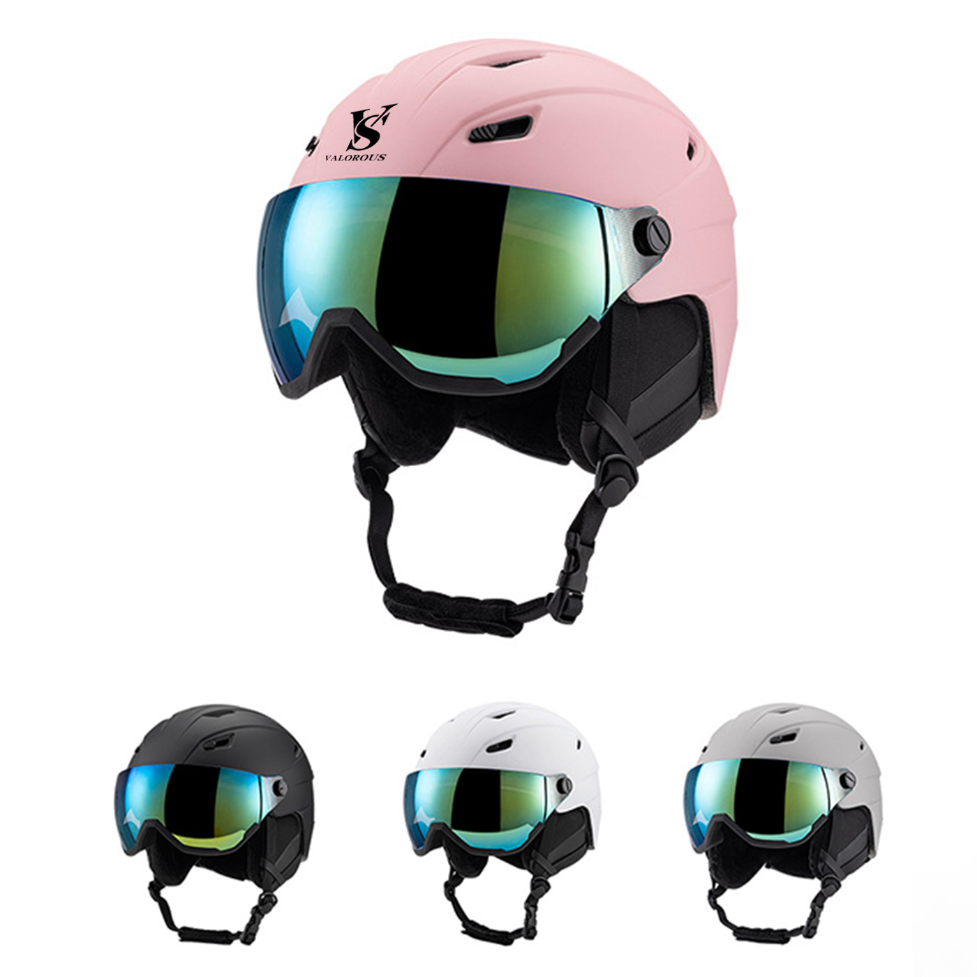 Ski Helmet With Lens