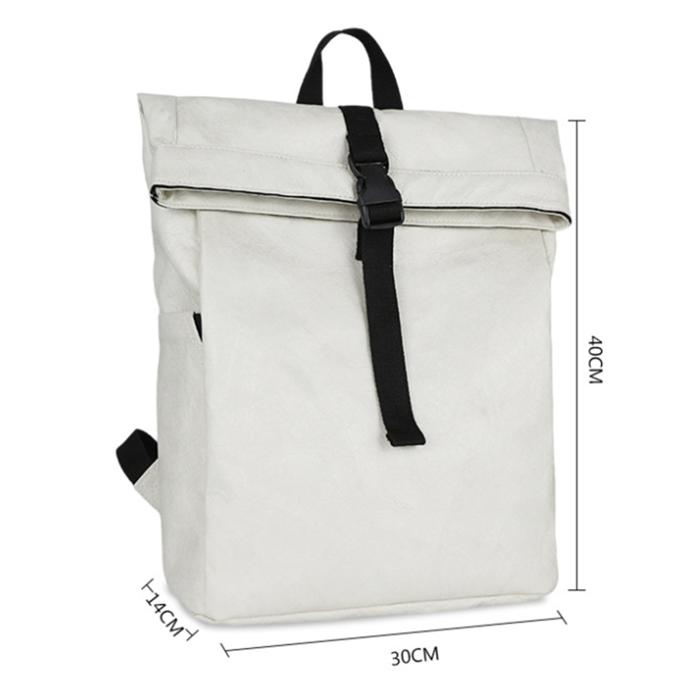 Dupont Paper Rolling Top Backpack2